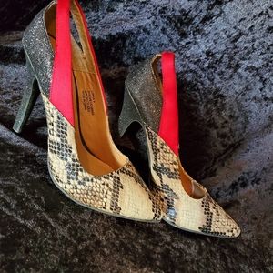 Zigi soho Snakeskin Heels Size 6